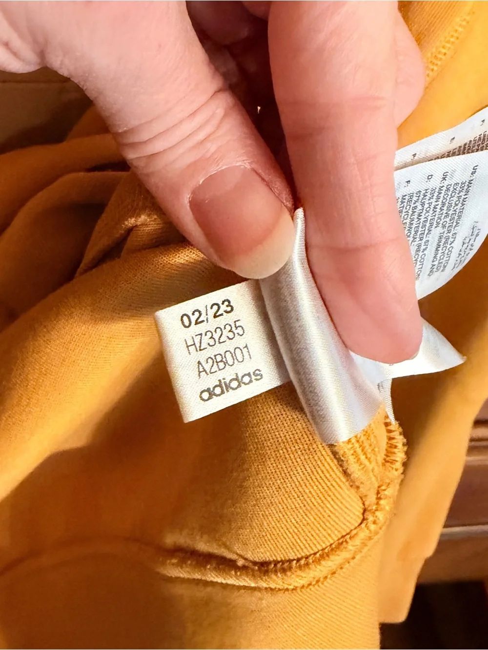 Adidas Anti 3-Putt Hoodie Adicross Golf Mustard Yellow HZ3235 Mens Size Large